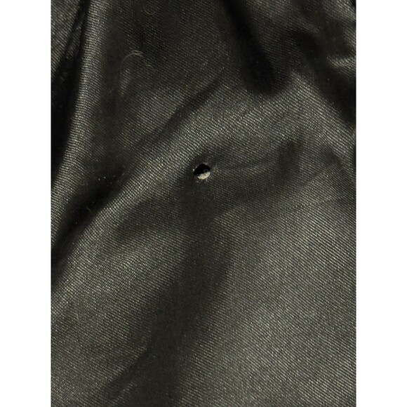 Guess Vintage Women’s Leather Jacket Black Size Small Moto Classic Biker Goth - Picture 7 of 11